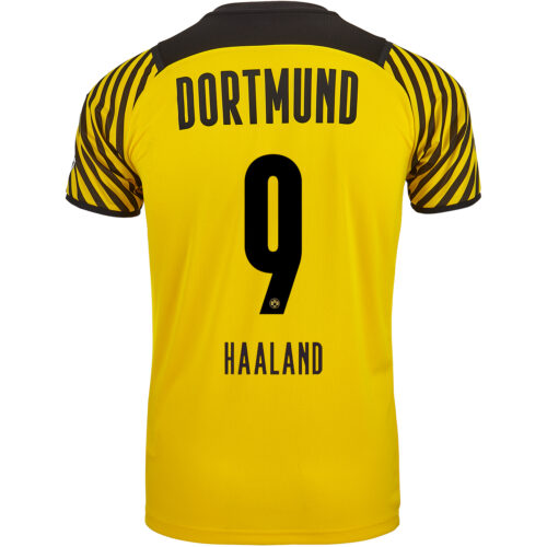 2021/22 Kids PUMA Erling Haaland Borussia Dortmund Home Jersey