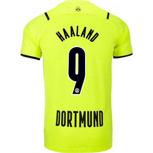2021/22 PUMA Erling Haaland Borussia Dortmund Cup Jersey