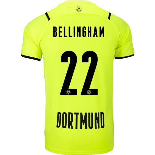 2021/22 Kids PUMA Jude Bellingham Borussia Dortmund Cup Jersey