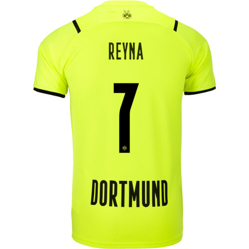 2021/22 Kids PUMA Giovanni Reyna Borussia Dortmund Cup Jersey