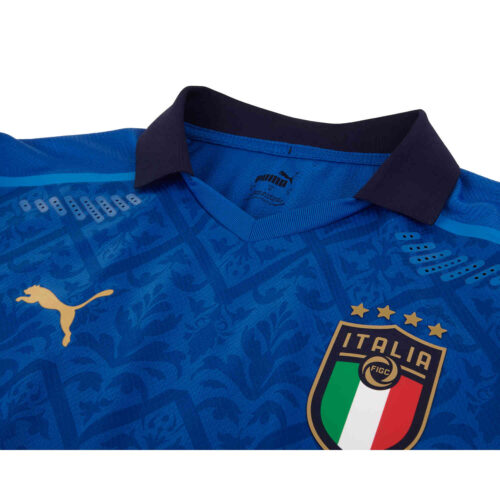 2020 Puma Italy Home Authentic Jersey