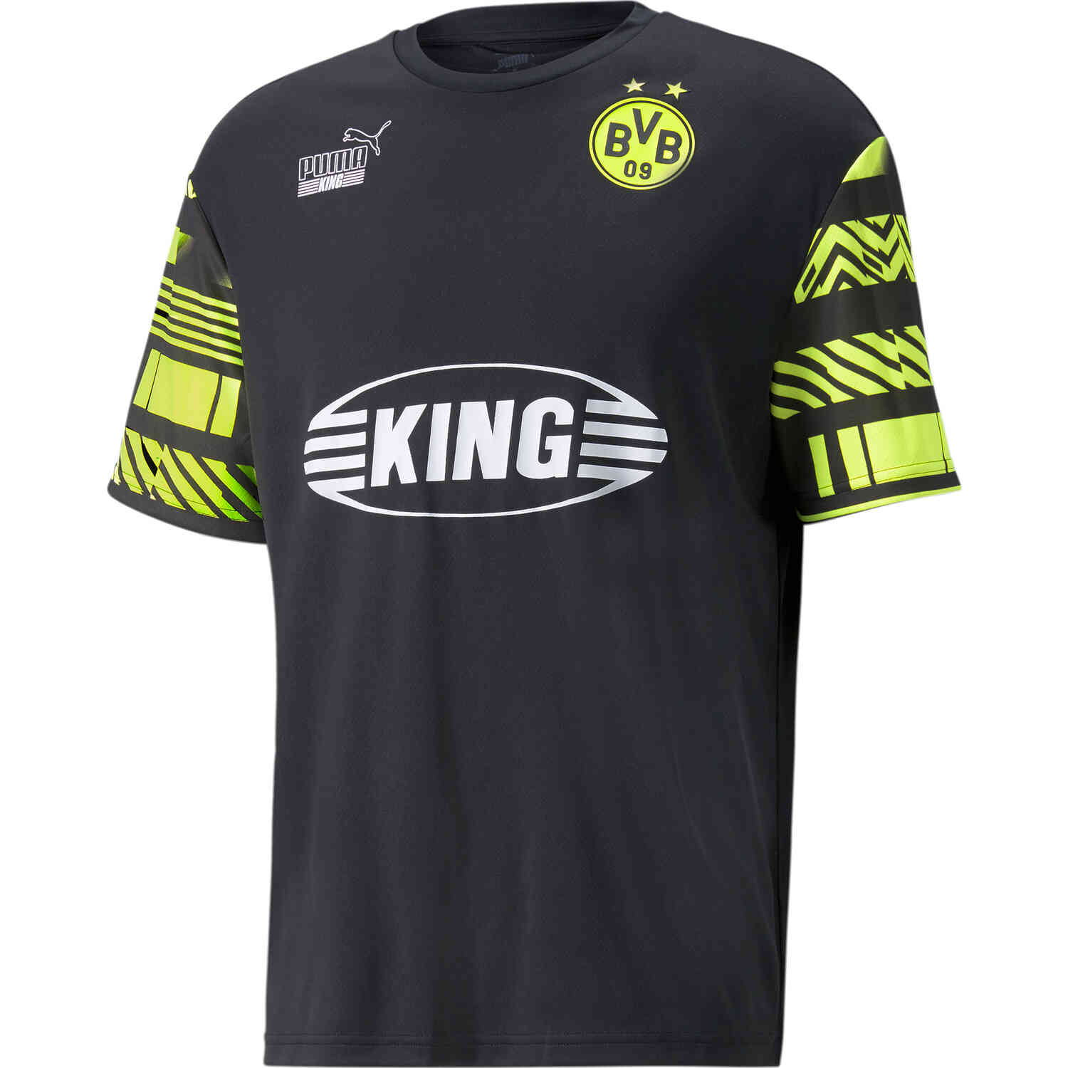 Puma Borussia Dortmund FTBL Heritage Jersey Black Safety Yellow
