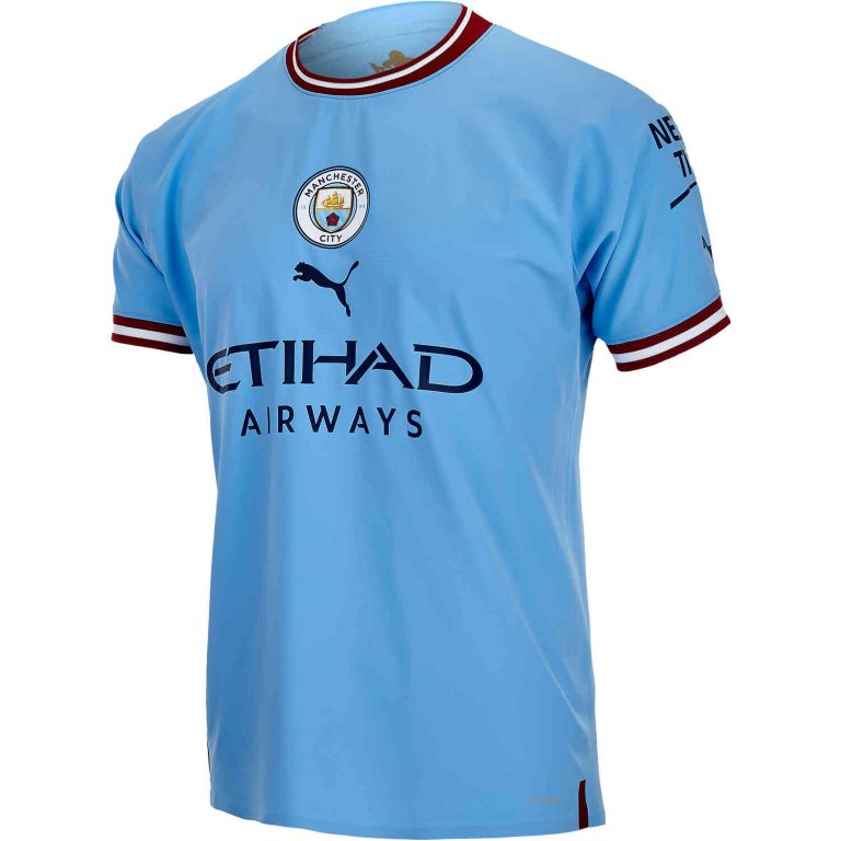 2022/23 PUMA Erling Haaland Manchester City Home Authentic Jersey ...
