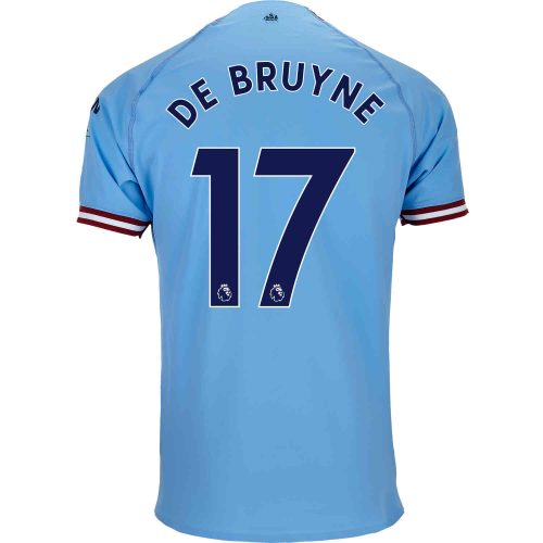 2022/23 PUMA Kevin De Bruyne Manchester City Home Authentic Jersey