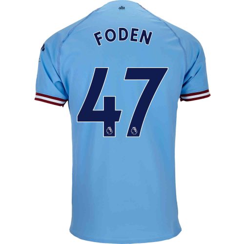 2022/23 PUMA Phil Foden Manchester City Home Authentic Jersey