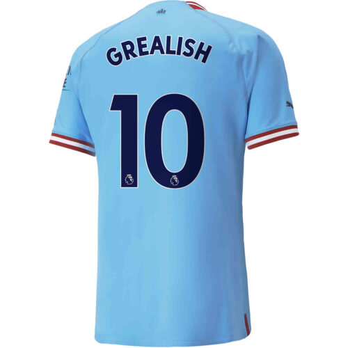 2022/23 PUMA Jack Grealish Manchester City Home Authentic Jersey