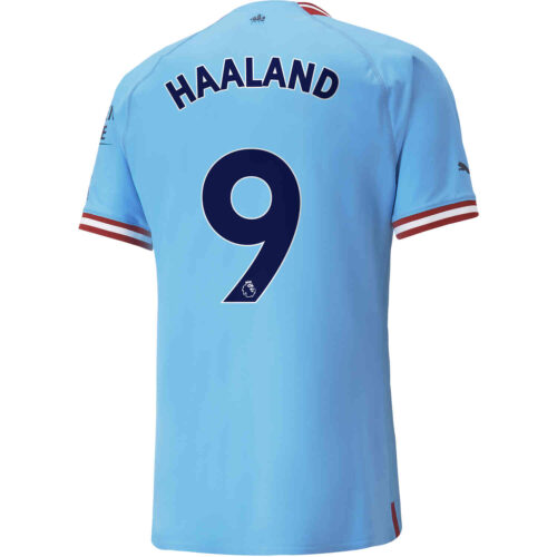 2022/23 PUMA Erling Haaland Manchester City Home Authentic Jersey