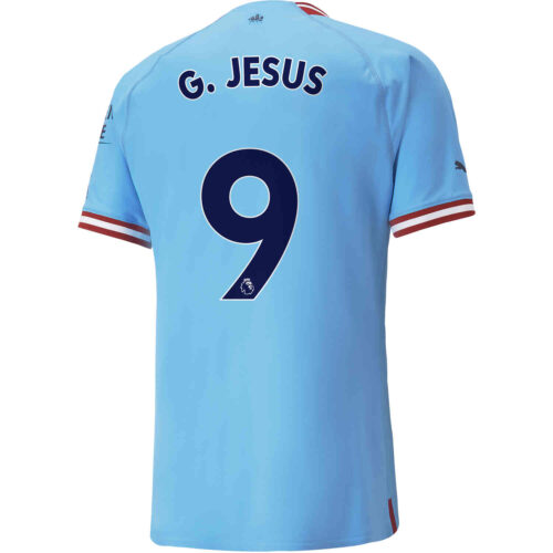 2022/23 Nike Gabriel Jesus Manchester City Home Authentic Jersey