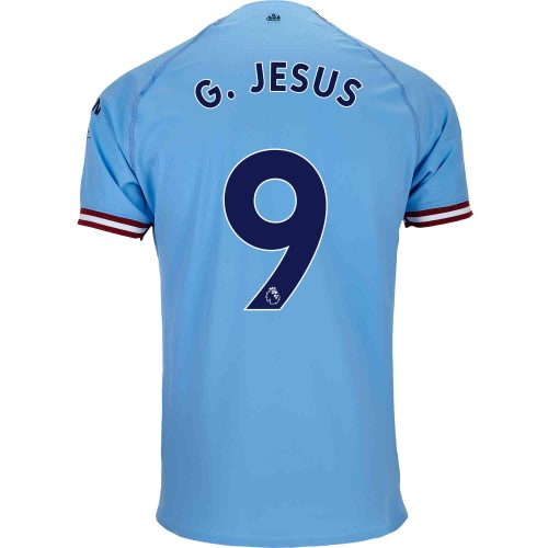 2022/23 PUMA Gabriel Jesus Manchester City Home Authentic Jersey