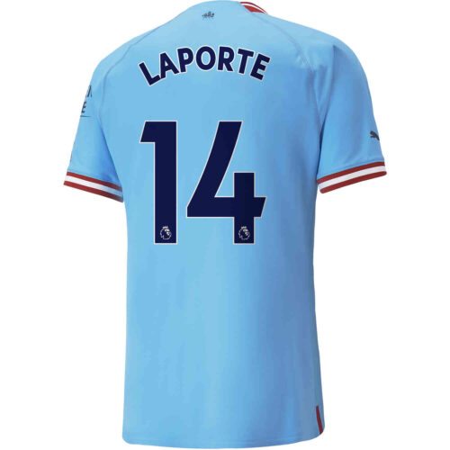 2022/23 Nike Aymeric Laporte Manchester City Home Authentic Jersey