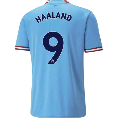 2022/23 Nike Erling Haaland Manchester City Home Jersey