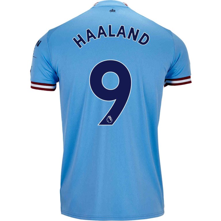 2022/23 PUMA Erling Haaland Manchester City Home Jersey - SoccerPro
