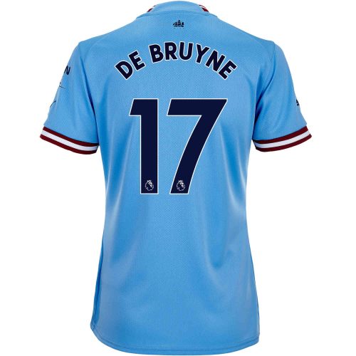 2022/23 Womens PUMA Kevin De Bruyne Manchester City Home Jersey