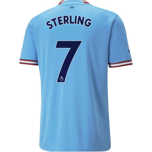 2022/23 Kids PUMA Raheem Sterling Manchester City Home Jersey