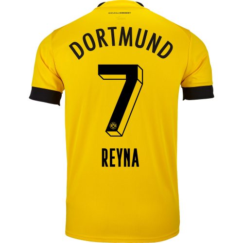 2022/23 Kids PUMA Giovanni Reyna Borussia Dortmund Home Jersey