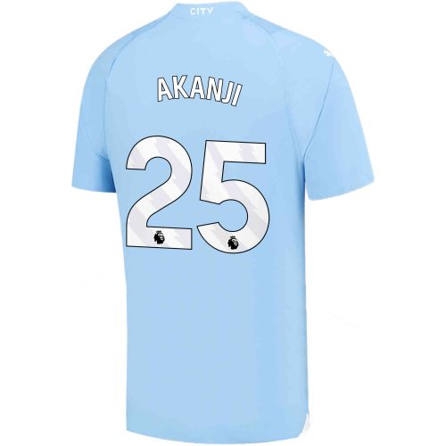 2023/24 PUMA Manuel Akanji Manchester City Home Authentic Jersey