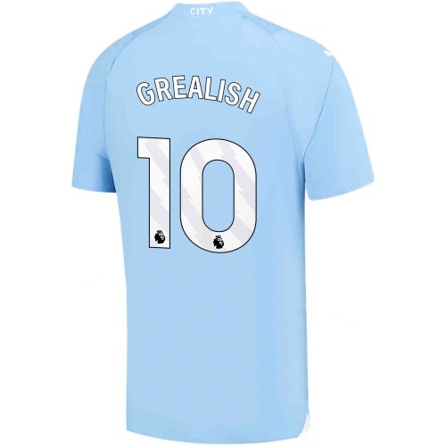 2023/24 PUMA Jack Grealish Manchester City Home Authentic Jersey
