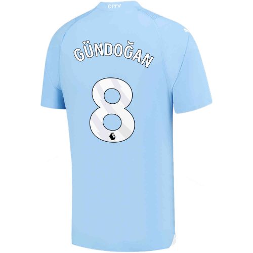 2023/24 PUMA Ilkay Gundogan Manchester City Home Authentic Jersey