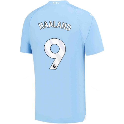 2023/24 PUMA Erling Haaland Manchester City Home Authentic Jersey