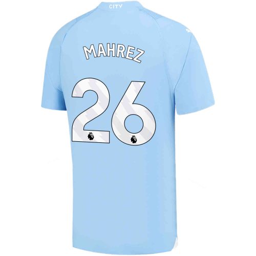2023/24 PUMA Riyad Mahrez Manchester City Home Authentic Jersey