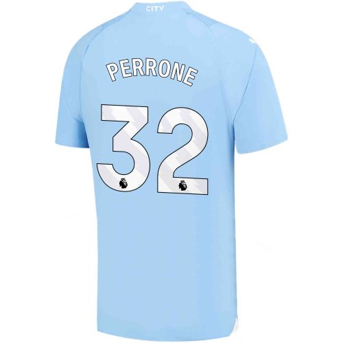 2023/24 PUMA Maximo Perrone Manchester City Home Authentic Jersey