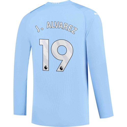 2023/24 PUMA Julian Alvarez Manchester City L/S Home Jersey