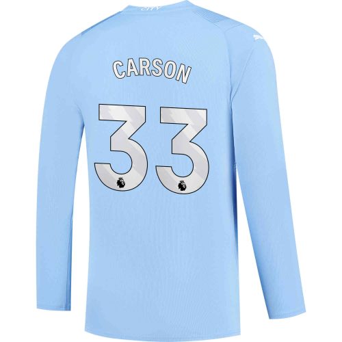 2023/24 PUMA Scott Carson Manchester City L/S Home Jersey