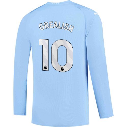 2023/24 PUMA Jack Grealish Manchester City L/S Home Jersey