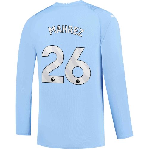 2023/24 PUMA Riyad Mahrez Manchester City L/S Home Jersey