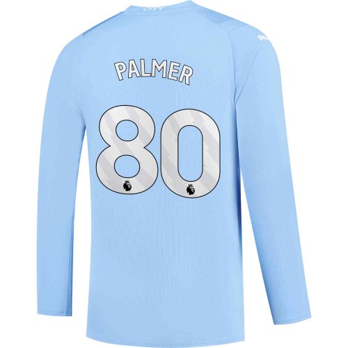 2023/24 PUMA Cole Palmer Manchester City L/S Home Jersey