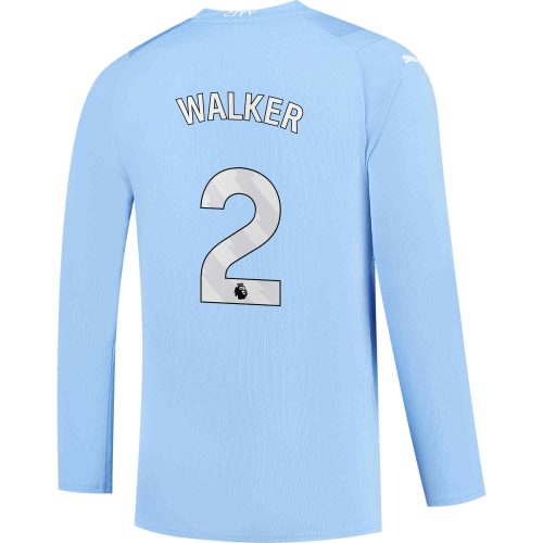 2023/24 PUMA Kyle Walker Manchester City L/S Home Jersey