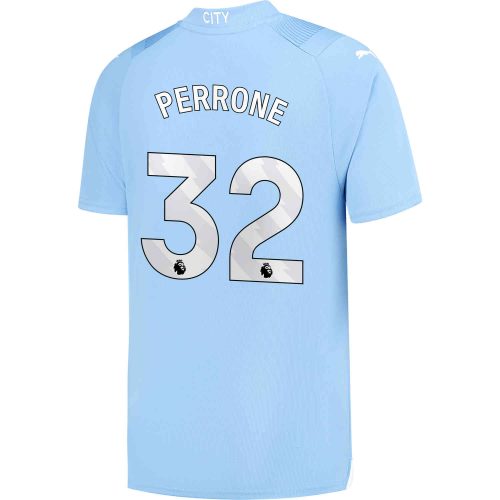 2023/24 Kids PUMA Maximo Perrone Manchester City Home Jersey