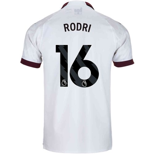 2023/24 PUMA Rodri Manchester City Away Authentic Jersey