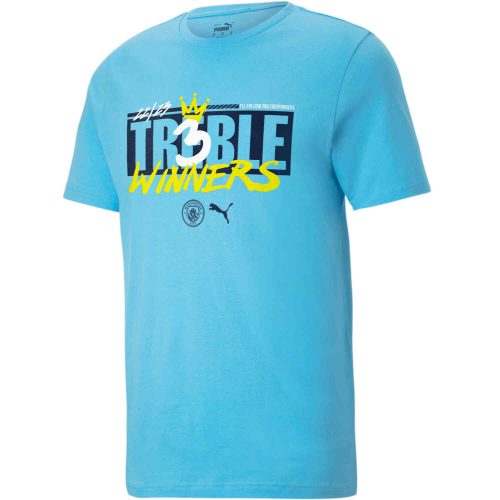 Puma Manchester City T-shirt – Light Blue