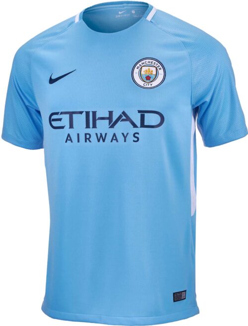 Nike Kids Manchester City Home Jersey 2017-18 NS