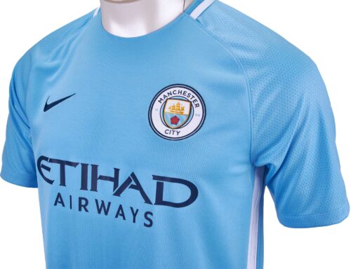 Nike Kids Manchester City Home Jersey 2017-18 NS
