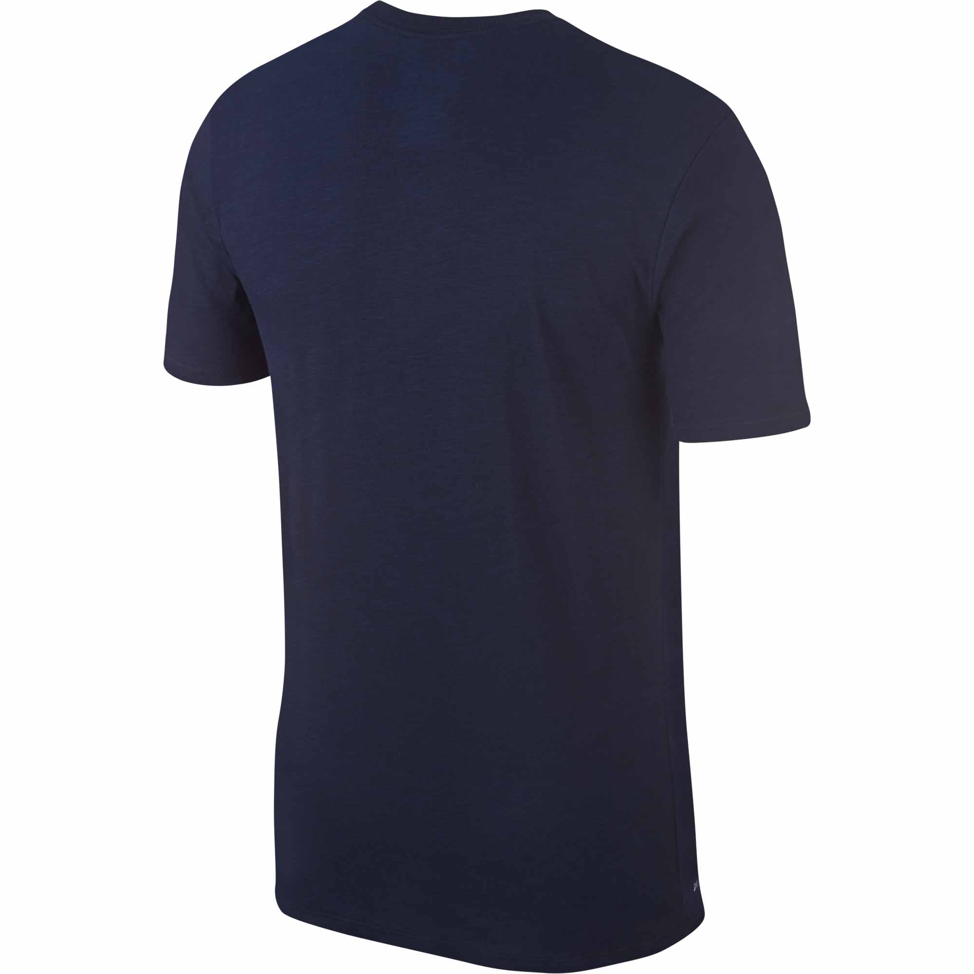 Nike France Preseason Slub Tee - Obsidian - SoccerPro