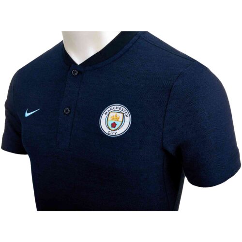 Nike Manchester City Grand Slam Polo – Dark Obsidian/Field Blue