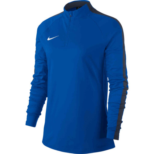 Womens Nike Academy18 Drill Top – Royal Blue