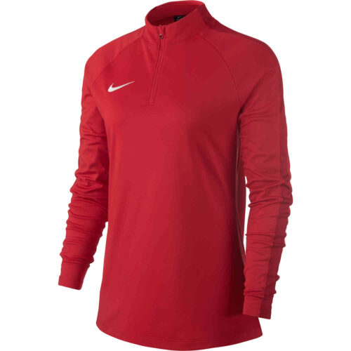 Womens Nike Academy18 Drill Top – University Red