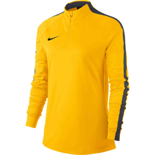 Womens Nike Academy18 Drill Top – Tour Yellow