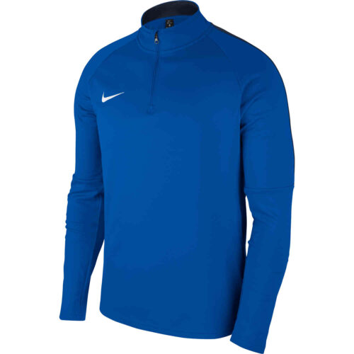 Kids Nike Academy18 Drill Top – Royal Blue