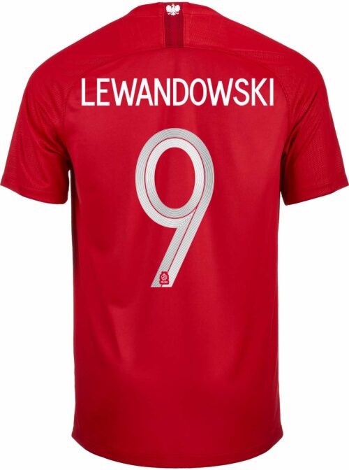 2018/19 Nike Robert Lewandowski Poland Away Jersey