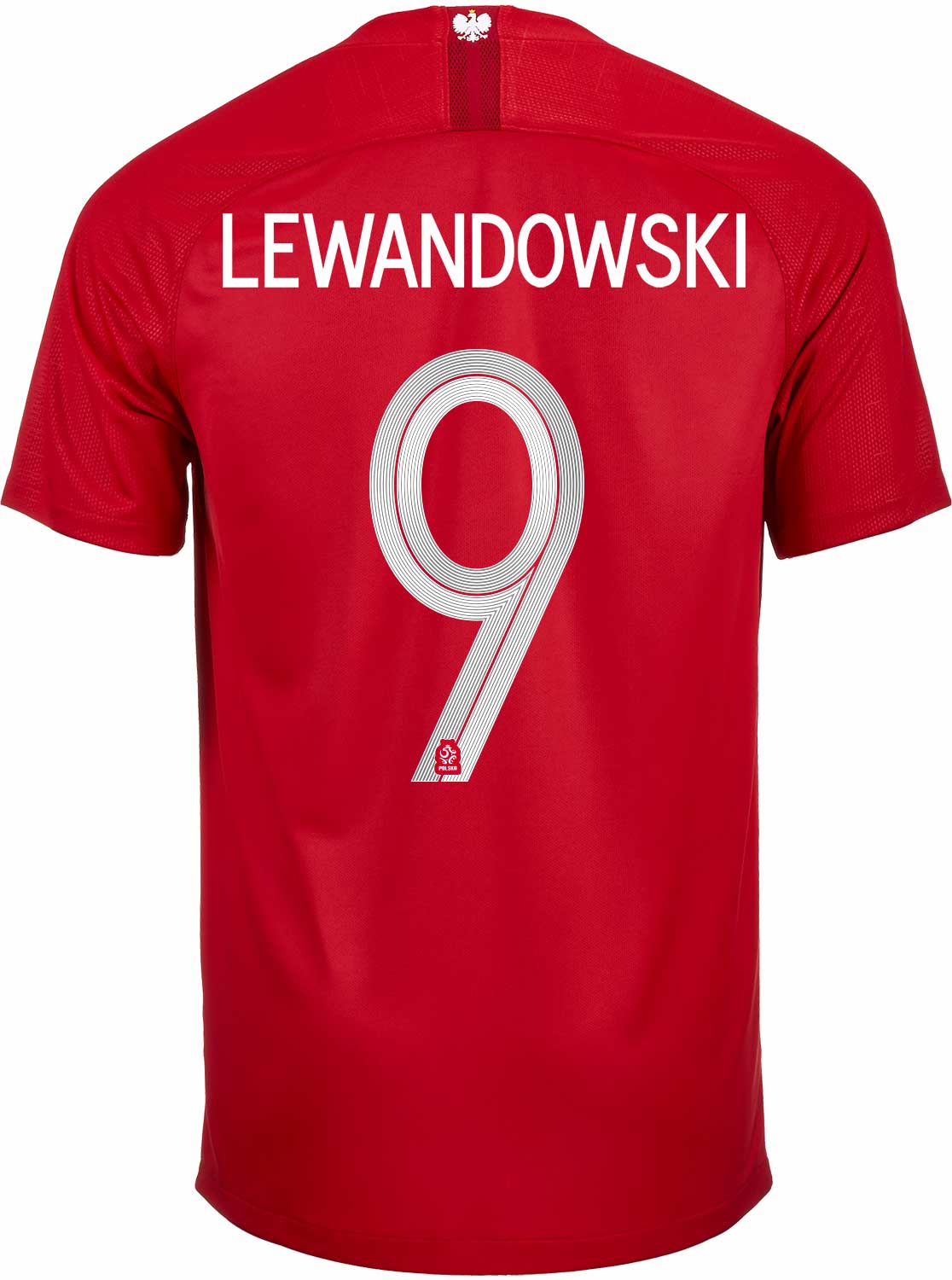 Lewandowski Football T-shirt+shorts+socks Poland 2019 strój Lewandowski Polska