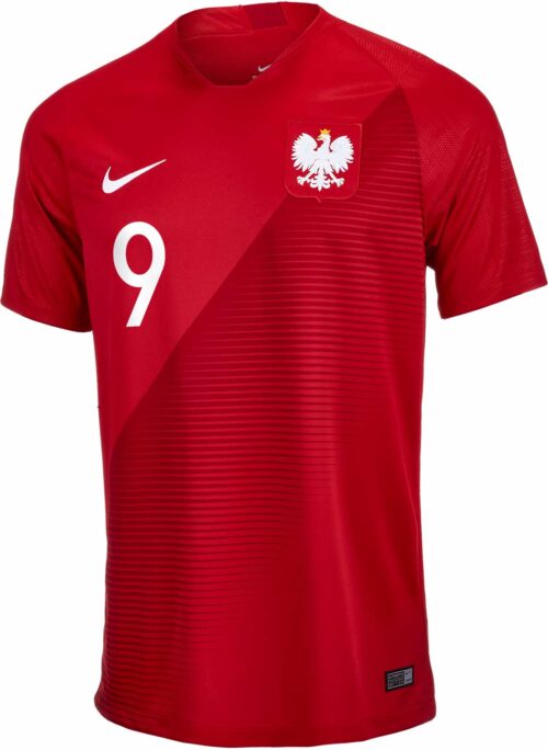 2018/19 Nike Robert Lewandowski Poland Away Jersey