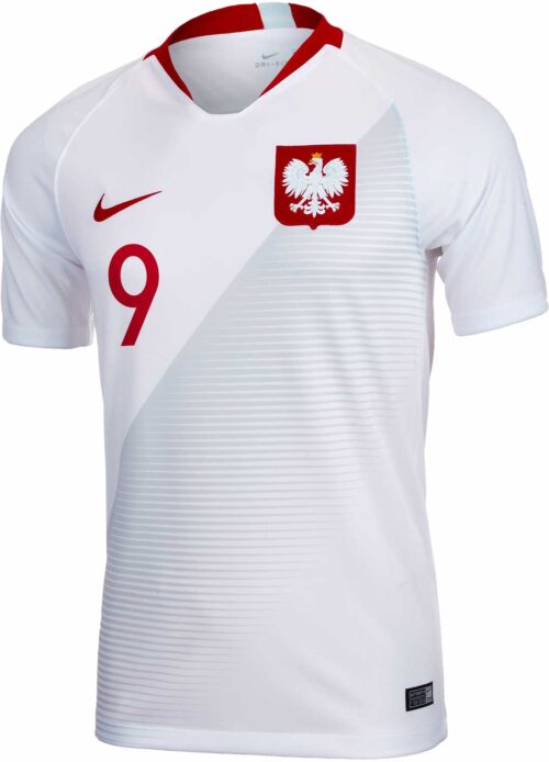 2018/19 Nike Robert Lewandowski Poland Home Jersey