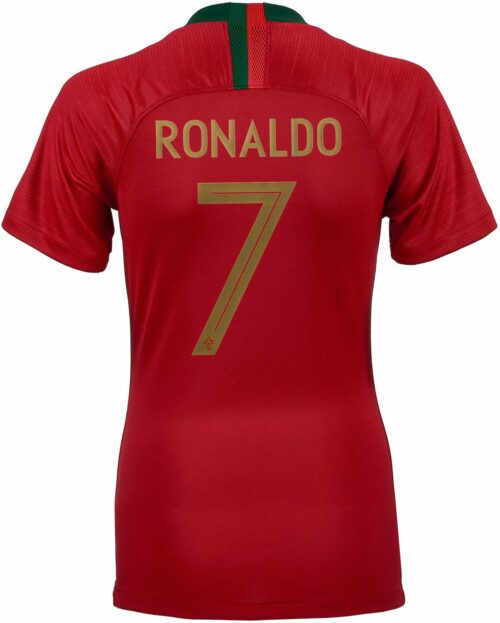 2018/19 Womens Nike Cristiano Ronaldo Portugal Home Jersey