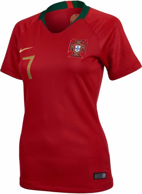 2018/19 Womens Nike Cristiano Ronaldo Portugal Home Jersey