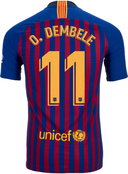 2018/19 Nike Ousmane Dembele Barcelona Home Match Jersey