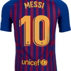 2018 19 Nike Lionel Messi Barcelona Home Match Jersey SoccerPro